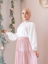 White Turtleneck Blouse