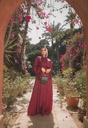 Maroon Rasario Dress