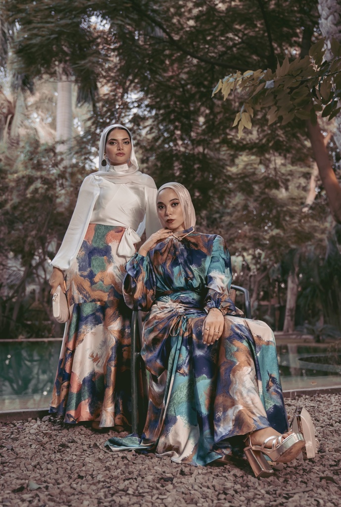 Marble Mural Dress
