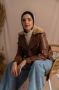 Camel Amber Faux Jacket