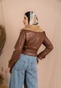 Camel Amber Faux Jacket