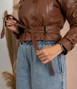 Camel Amber Faux Jacket