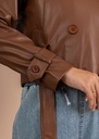 Camel Amber Faux Jacket
