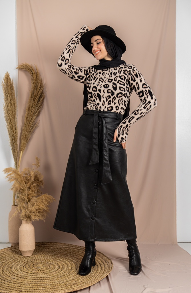 Luxe Leather Skirt