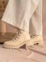 Crème Combat Boots