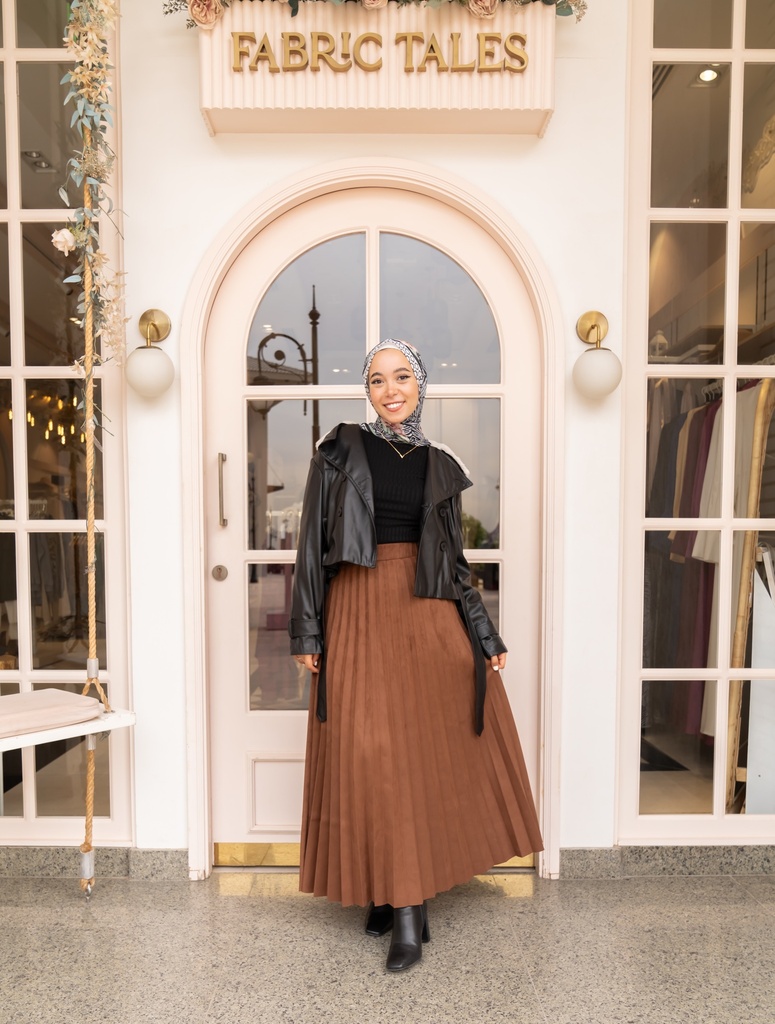 Black Amber Faux Jacket