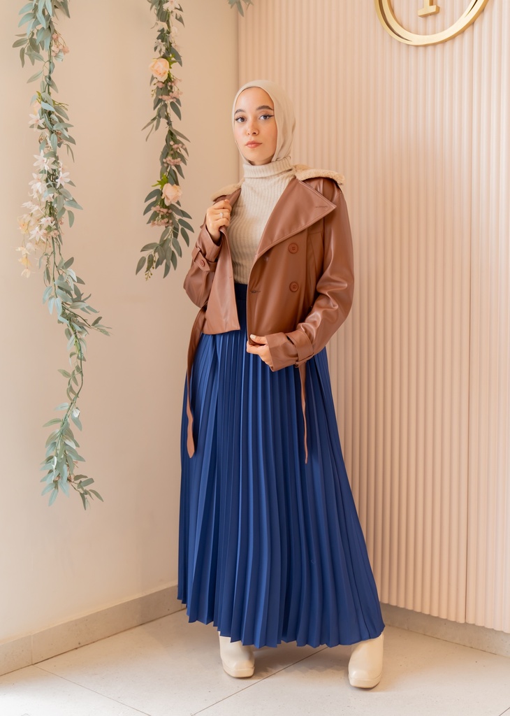 Camel Amber Faux Jacket