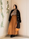 Havan Accordion Suede Skirt