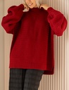Maroon Mazie Pullover