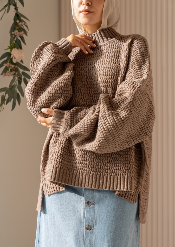 Mocha Mazie Pullover