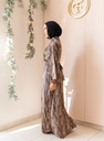 Feline Pleated Dress