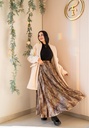 Cheetah Accordion Skirt