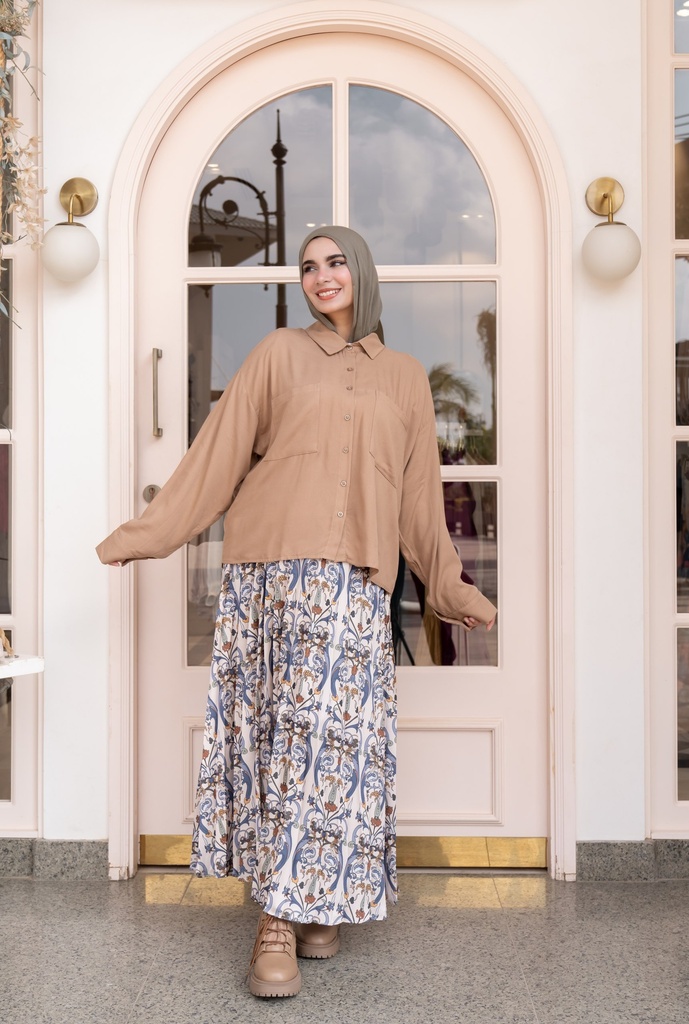Camel Jive Blouse