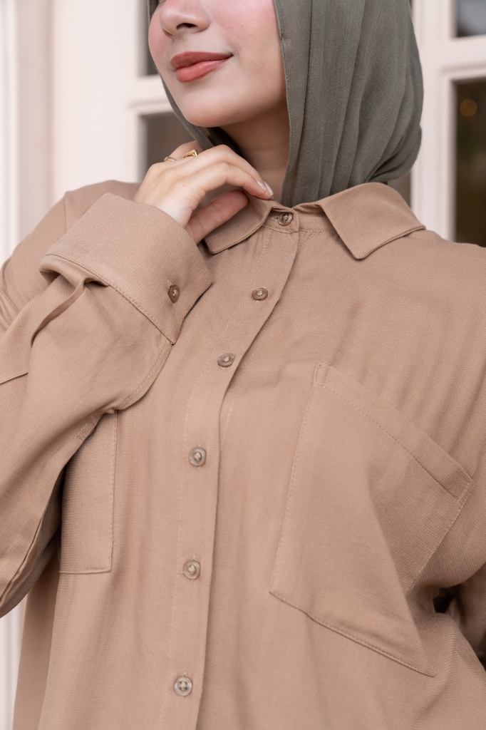 Camel Jive Blouse