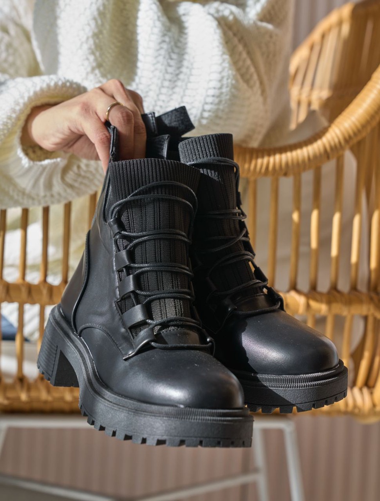 Black Combat Boots