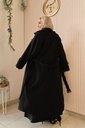 Black Rue Trench Coat