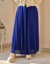 Royal Blue Pleated Skirt