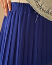 Royal Blue Pleated Skirt