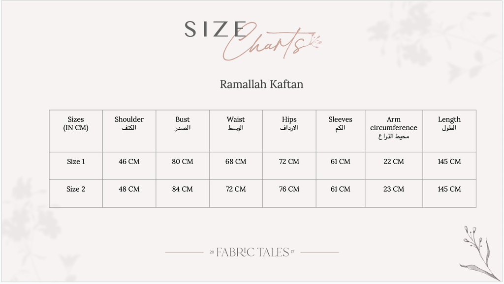 Ramallah Kaftan