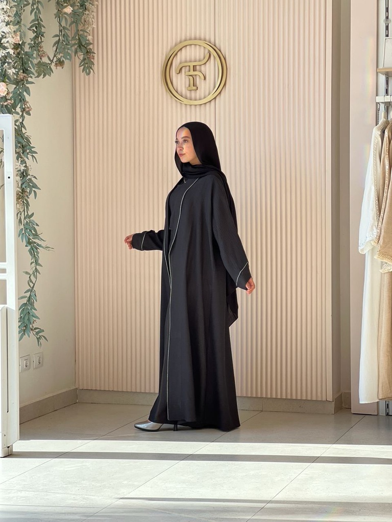Black Salsabil Kaftan