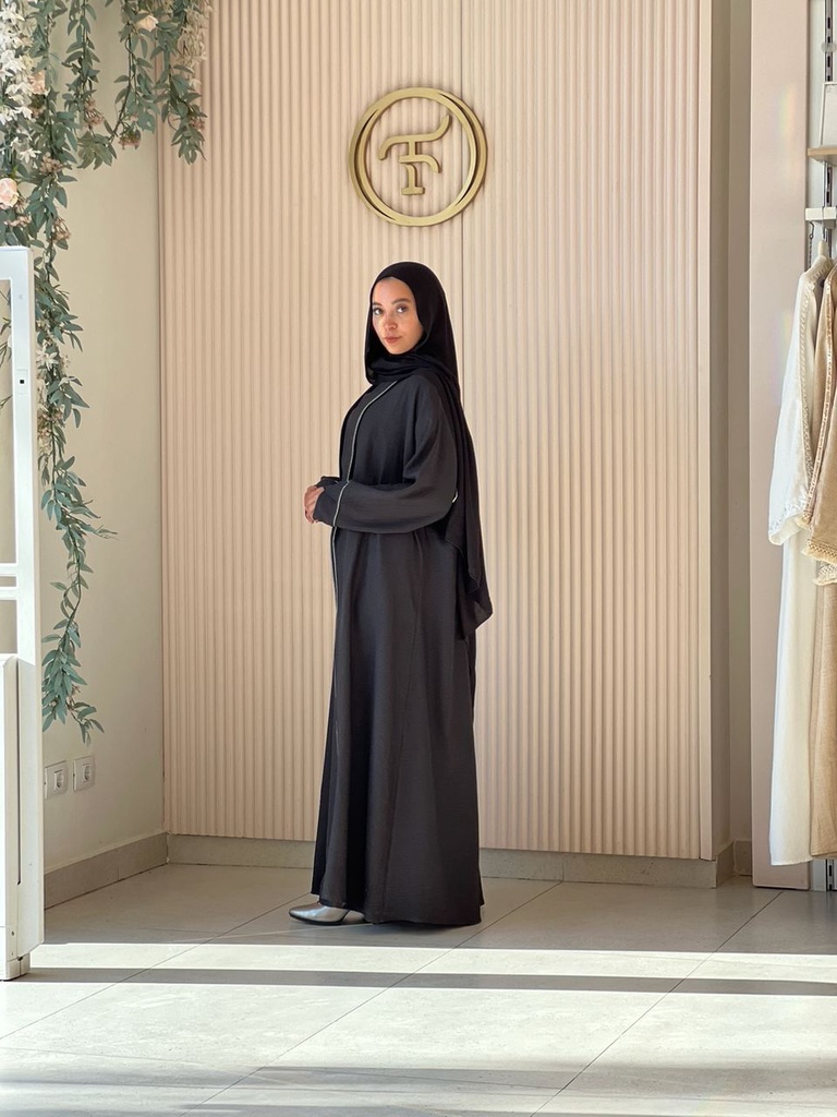 Black Salsabil Kaftan