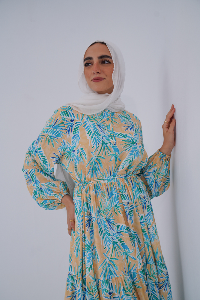 Yellow Protea Dress