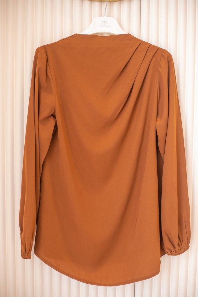 Camel Solana Blouse