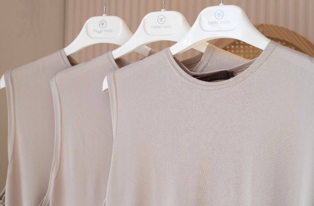 Beige Base Dress