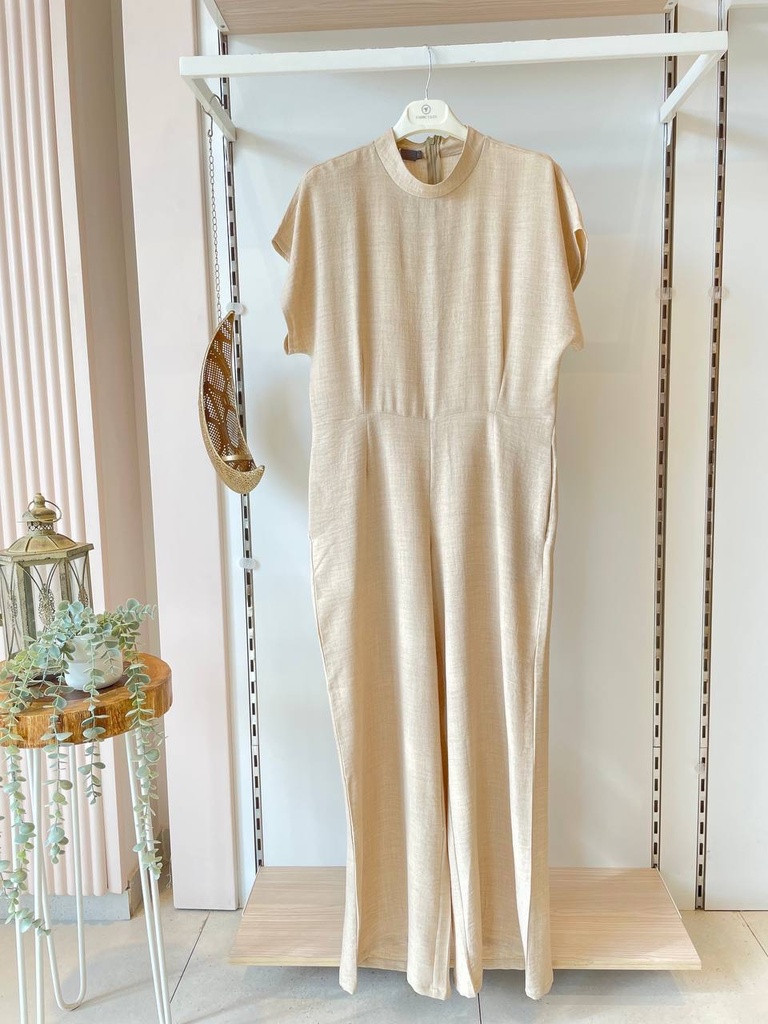 Beige Sama Jumpsuit