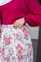 Berry Turtleneck Blouse