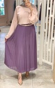 Lavender Pleated Skirt