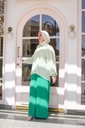 Lime Turtleneck Blouse