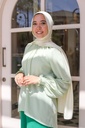 Lime Turtleneck Blouse