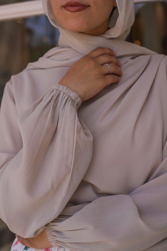 Beige Solana Blouse