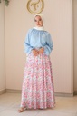 Sky Turtleneck Blouse