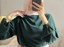 Dark green Solana Blouse