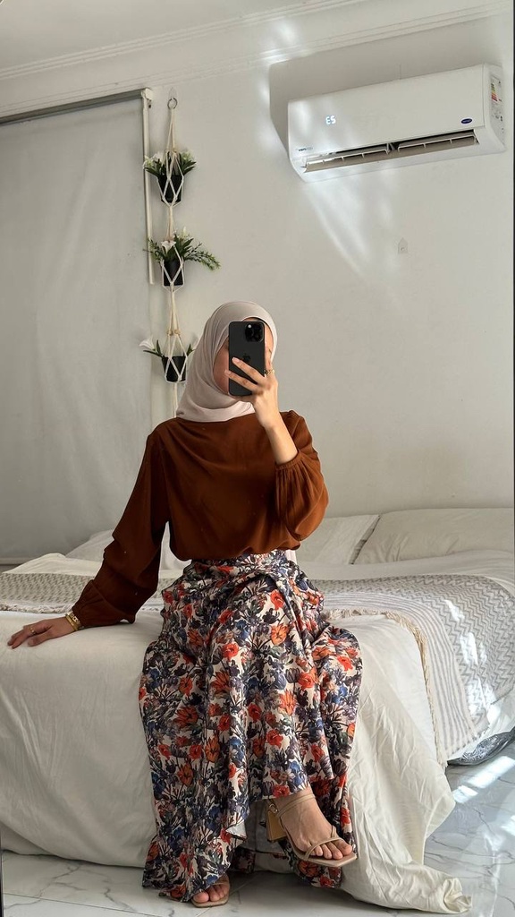 Camel Solana Blouse