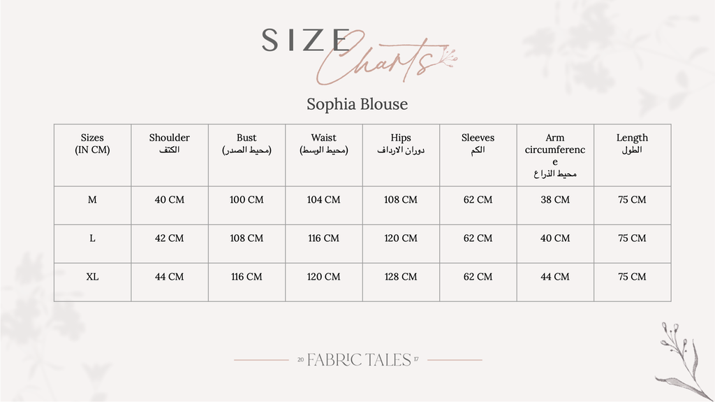Sophia Cafè Blouse