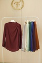 Burgundy Solana Blouse