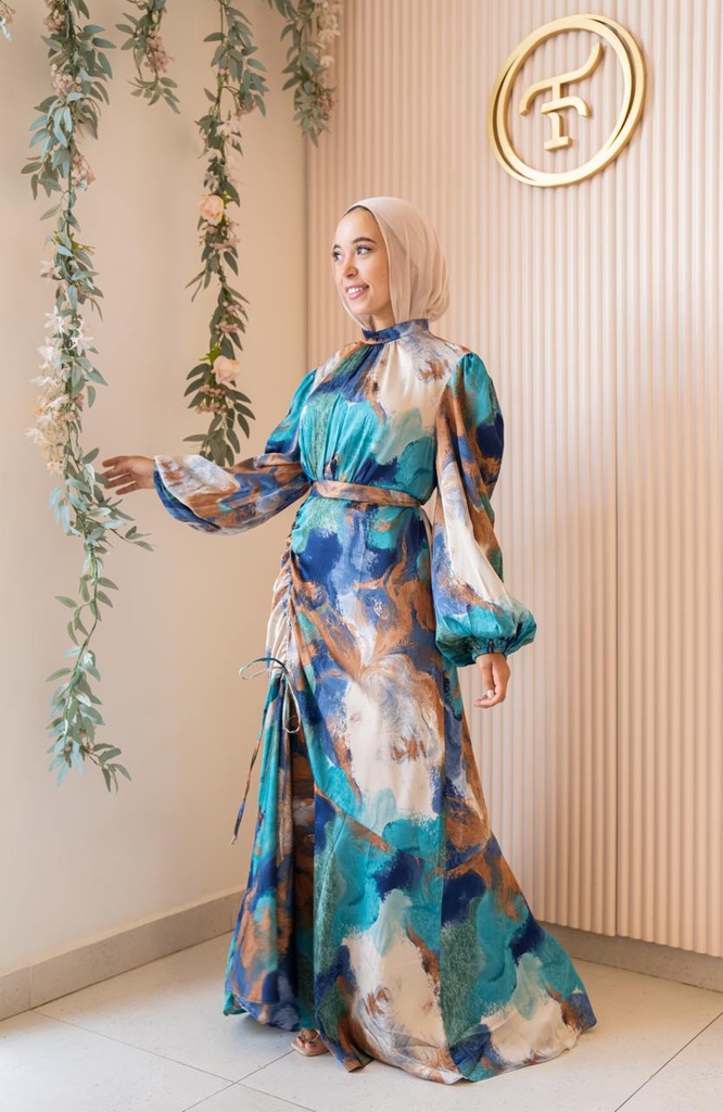 Marble Mural Dress