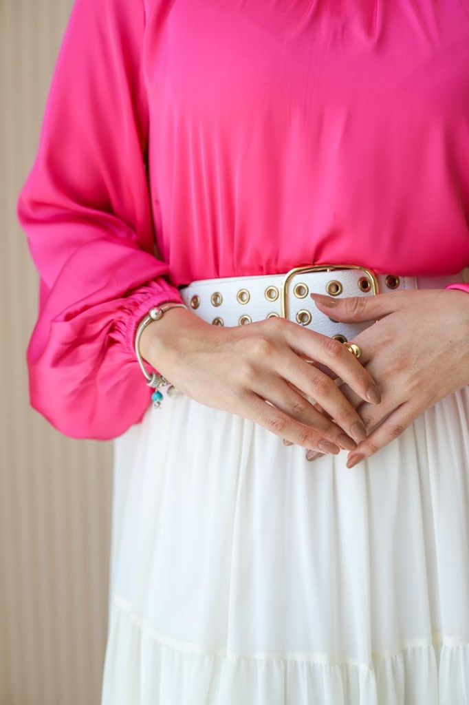 Fuchsia Rama Blouse