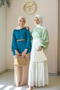 Tan Aura Chiffon Pants 