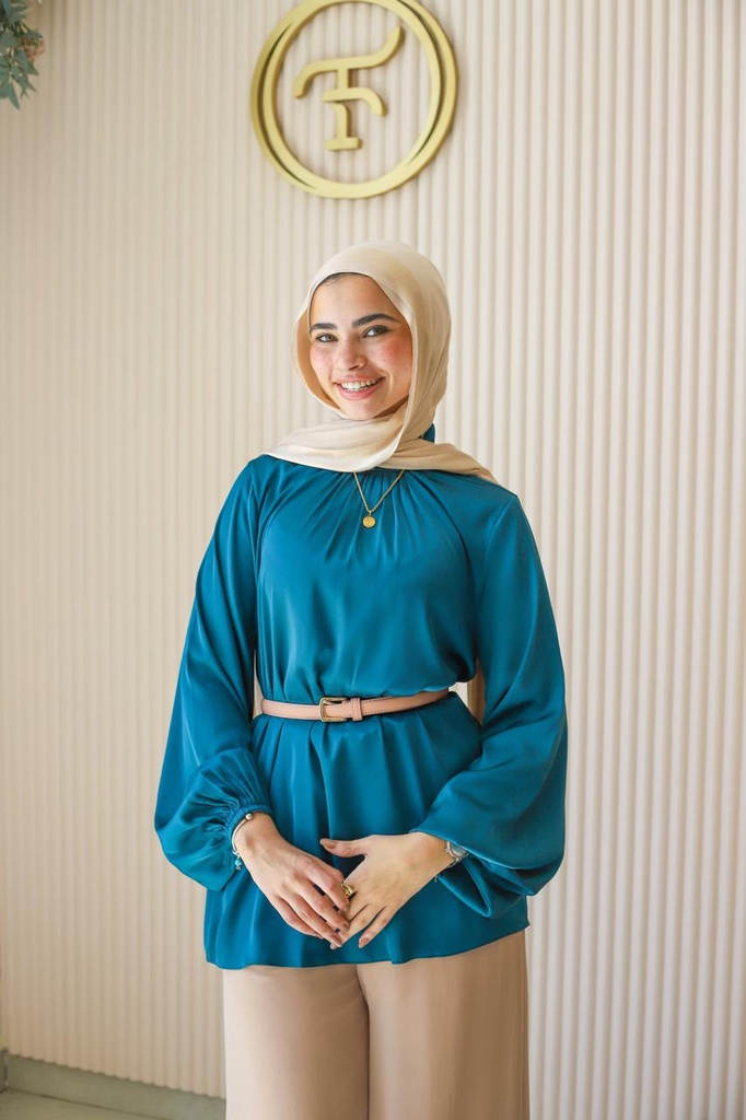 Rama Teal Blouse