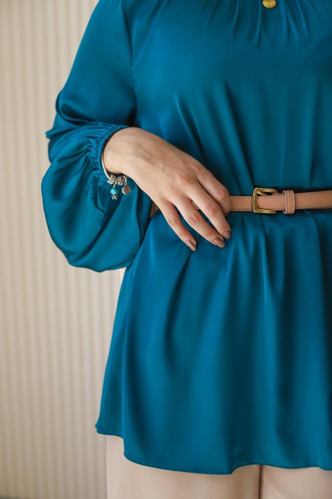 Rama Teal Blouse