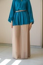 Tan Aura Chiffon Pants 