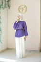 Ivory Aura Chiffon Pants