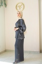 Black Aura Chiffon Pants