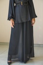 Black Aura Chiffon Pants