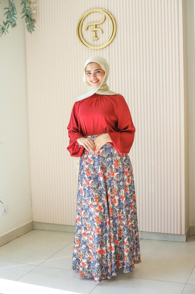 Maria Satin Skirt