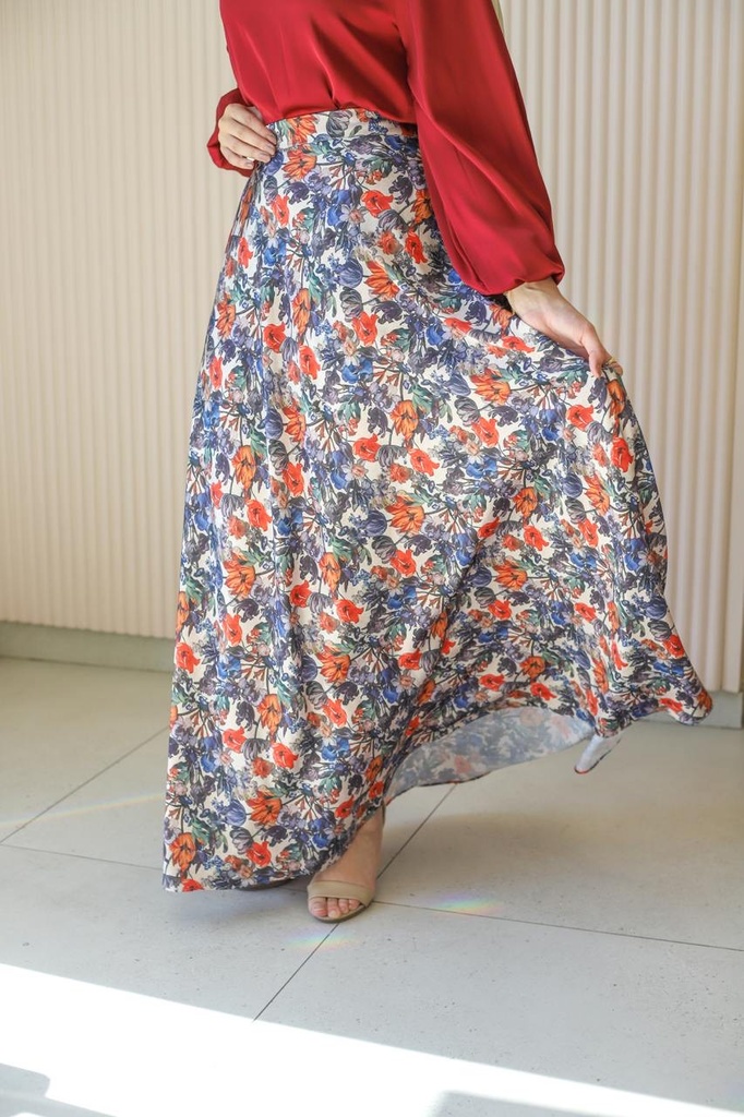 Maria Satin Skirt